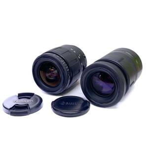 ♪ TAMRON タムロン レンズ2点セット AF 80-210mm F4.5-5.6/28-80mm F3.5-5.6 ASPHERICAL EFマウント Canon用 カメラレンズ