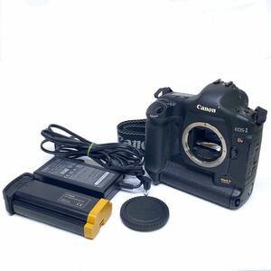 ♪ Canon キヤノン EOS-1Ds Mark II DIGITAL デジタル一眼レフ ボディ/バッテリー/DCカプラー DC-E1 PA-V16 セット シャッターOK キャノン 