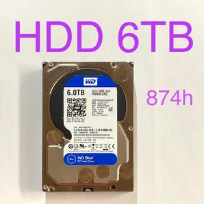 ★ 6TB WD Blue 3.5インチ SATA 内蔵型HDD 中古 ★ WD60EZRZ 内蔵型ハードディスク ★