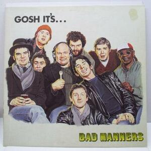 BAD MANNERS (バッド・マナーズ)-Gosh It's... (UK オリジナル LP+初回ポスター、インナー/ざら紙ジャケ)