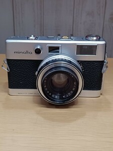 MINOLTA ALS コンパクト フィルムカメラ ROKKOR-QF 1:1.8 40mm 333282 現状品 動作未確認