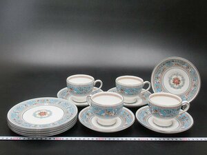 D1934 ウェッジウッド フロレンティーン カップ＆ソーサー プレート まとめて WEDGWOOD FLORENTINE