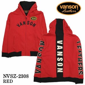 [SALE!30%OFF!]VANSON Vanson обратная сторона шерсть F/Z Parker мужской nvsz-2308- красный - размер L