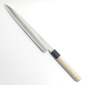 刀秀作　柳刃（左利き用）２７０ｍｍ　モリブデンバナジウム鋼　ＦＣ３７４　和包丁　家庭用