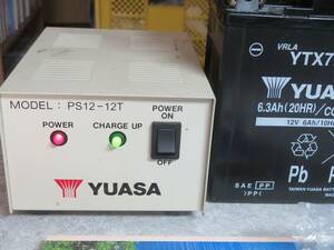YUASA バッテリー充電器 PS12-12T