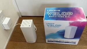 LINKSYS Velop AC2200 Wi-Fiルーター 無線LAN メッシュ対応 メッシュ メッシュWi-Fi トライバンド ルーター 