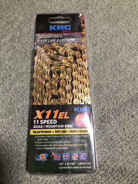KMC　X11EL 11S ゴールド　新品未使用