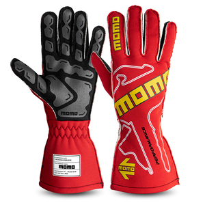 MOMO racing glove Performance red L