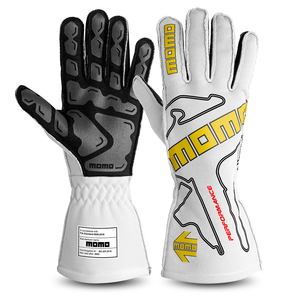 MOMO racing glove Performance white 2L+