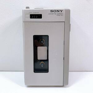 125【中古】SONY CASSETTE-CORDER TCM-100 ソニー カセットレコーダー オーディオ機器 ポータブルテープレコーダー 動作未確認 現状品