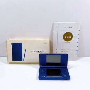 172【中古】Nintendo DS i 本体 TWL-001 メタリックブルー ニンテンドー DS i タッチペン 説明書 箱付き 動作確認 初期化済み 現状品