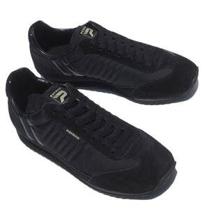  beautiful goods!! 43 /27cm made in Japan PATRICK marathon black x black Patrick sneakers 