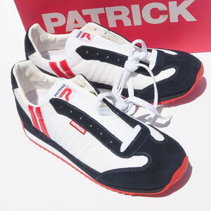 デッド!! 44 /27,5cm 日本製 PATRICK マラソン 紺x白x赤 パトリック スニーカー