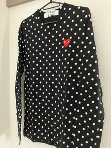 PLAY COMME des GARCONS Play Comme des Garcons точка длинный футболка 