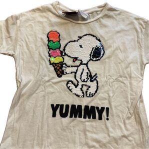 ZARA スヌーピーTシャツ