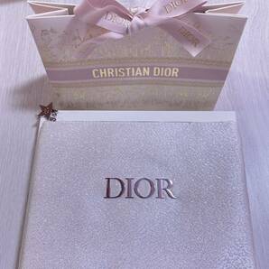 ディオール　dior ノベルティ　ポーチ　ラッピングバッグ　セット　クリスチャンディオール バッグ 非売品 ギフトバッグ ピンク