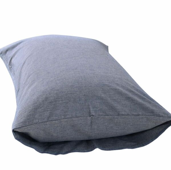 【枕カバー 2枚組】オーガニックコットン ピロケース 洗いざらしの綿100% 枕カバー2枚 43x63㎝ 防ダニ 封筒式 