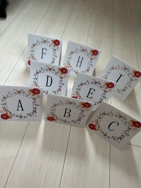 結婚式 テーブルナンバー 花 ハンドメイド