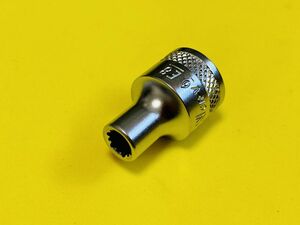 HONITON 差込角 9.5mm (3/8 dr) ミリ・インチ兼用 ソケットレンチ 6mm