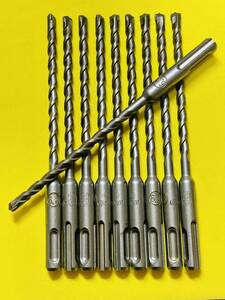 KEIL Germany made hammer drill bit SDS plus [ blade . diameter 6.4.- total length 160.]10 pcs set 