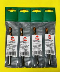 KEIL Germany made hammer drill bit [ blade . diameter 8.0.- total length 120.]4 pcs set 