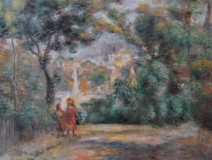 Art hand Auction Pierre-Auguste Renoir, VUE DU SACRE-COEUR, 海外版超希少レゾネ, 新品額装付, 送料込み, fan, 絵画, 油彩, 自然, 風景画