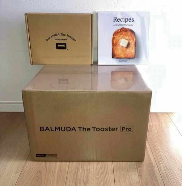 【新品未使用】バルミューダ BALMUDA トースター プロ Toaster Pro ブラッククローム Brackchrome