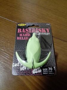 新品 即決 deps BASIRISKY HARD BELLY デプス バジリスキー ハードベリー BASI HB70 #01 ライムグリーン