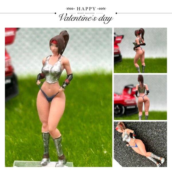 1/64 トレーニング女子 美ボディー フィギュア 精密塗装 顔も塗装 トミカサイズ ジオラマ MINI GT LBWK 日本未発売 ミニカー 戦士