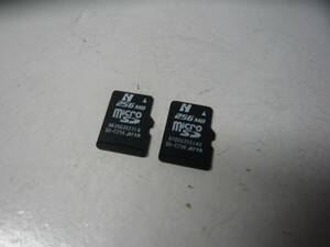  гарантия работы! бесплатная доставка!HAGIWARA SYS-COM microSD SD карта 256MB 2 шт. комплект 