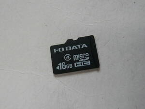 送料無料！動作保証！I・O DATA microSDHC 16GB