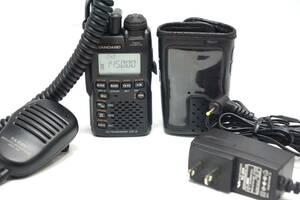 ** beautiful goods standard VX-3 with handheld microphone .144/430MHz handy machine transceiver operation goods Yaesu **