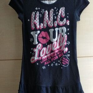 ナカノヒロミチ hiromichi nakano 160cm 女の子 レース付Tシャツ