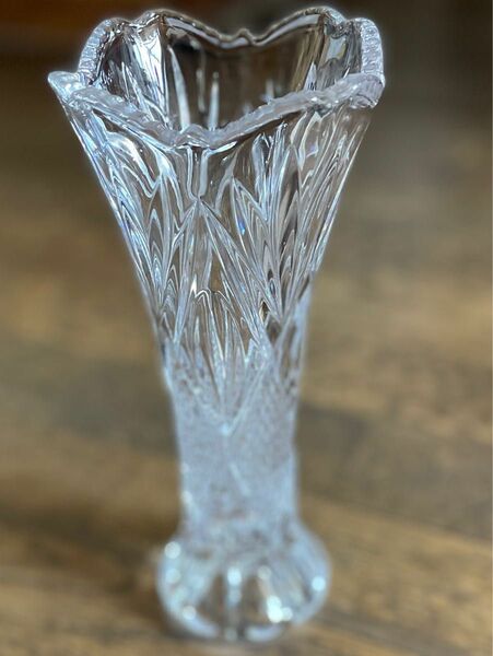 花瓶 フラワーベース ガラス クリスタルガラス