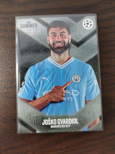 Josko Gvardiol Manchester City 2023 Topps UEFA Club competitions Soccer Summer Signings Football オンライン限定