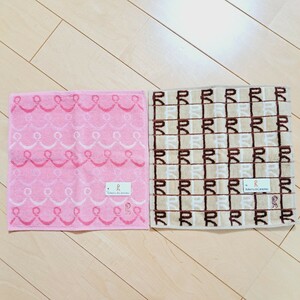 Roberta di Camerino hand towel 2 pieces set Mini towel handkerchie towel 2 kind Roberta di Camerino tag equipped postage 140 jpy ~