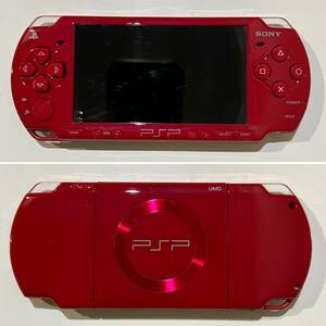 SONY Sony PSP игра машина корпус PlayStation портативный красный PSP-2000 Junk 