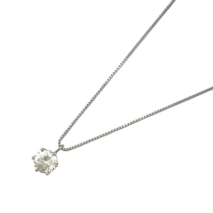  diamond necklace Pt900( top )/Pt850( chain ) diamond jewelry used 