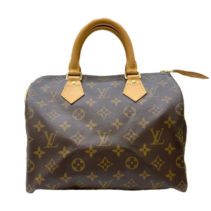 ルイ・ヴィトン LOUIS VUITTON スピーディ25 M41528 ブラウン モノグラム・キャンバス/レザー ボストンバッグ ユニセックス 中古