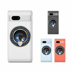 Google Pixel 7a ピクセル7a pixel7a スマホ ケース ハード カバー 空軍12 米軍 ミリタリー USAF クリアデザイン