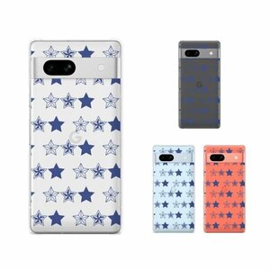 Google Pixel 7a ピクセル7a pixel7a スマホ ケース ハード カバー 星1 star シンプル クリアデザイン