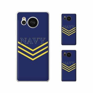 AQUOS sense7 plus A208SH スマホ ケース ハード カバー 海軍3 米軍 ミリタリー USN US NAVY