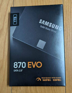 新品未開封 Samsung 870 EVO 1TB MZ-77E1T0B/IT サムスン SATA 2.5インチ SSD