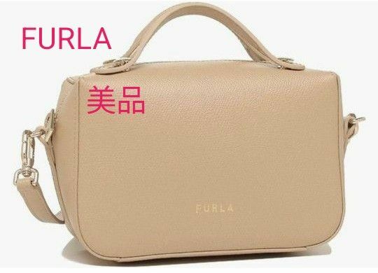 FURLA　レザー ショルダーバッグ 2WAY