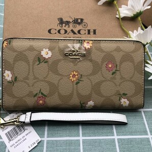 COACH コーチ 財布 長財布 プレゼント レディース レザー アラウンド ウォレット 新品 未使用 ブランド ロゴ シグネチャー ギフト A175