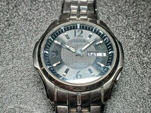 CITIZEN シチズン　ATTESA アテッサ　Eco Drive エコドライブ GN-4W-S H100-T0601 電波ソーラー　腕時計　黒文字盤　稼働品