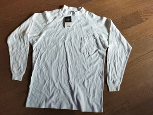 MANX ワークシャツ LL 無地 白 新品未使用品タグ付き 難あり
