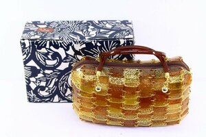 ●銀座平野屋 ハンドバッグ 鞄 かばん ブラウン レディース ファッション 箱付き【10950148】
