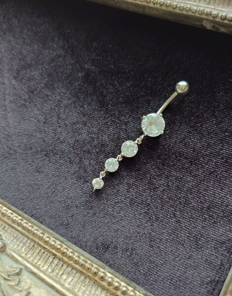へそピアス サージカルステンレス 14G