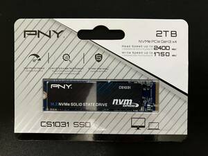 新品未使用 PNY CS1031 NVMe SSD ２TB